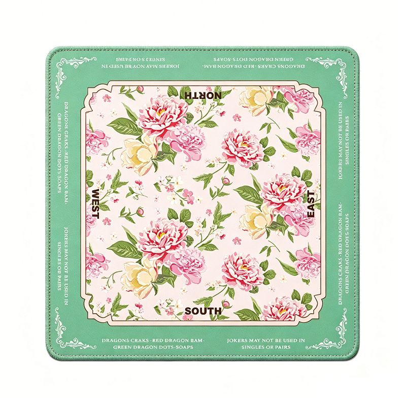 Floral Pattern Mahjong Mat